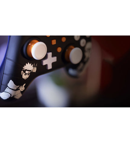 KONIX Naruto Xbox One remote control for electronic gaming consoles, featuring Naruto-themed design and plug-and-play functionality.