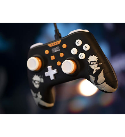 KONIX Naruto Xbox One remote control for electronic gaming consoles, featuring Naruto-themed design and easy plug-and-play setup.