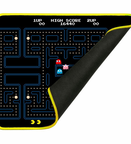 FR-TEC gaming mat for plug & play consoles, black electronic gaming surface with non-slip design and textured finish.