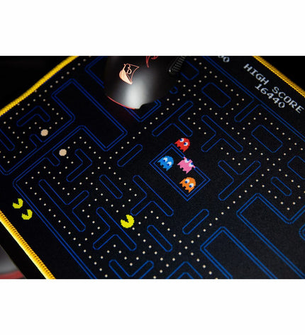 FR-TEC gaming mat for plug & play consoles, black electronic accessory with textured surface and cable ports, designed for gaming setups.