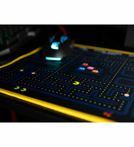 FR-TEC Gaming mat for plug & play game consoles, black electronic gaming surface with textured design.