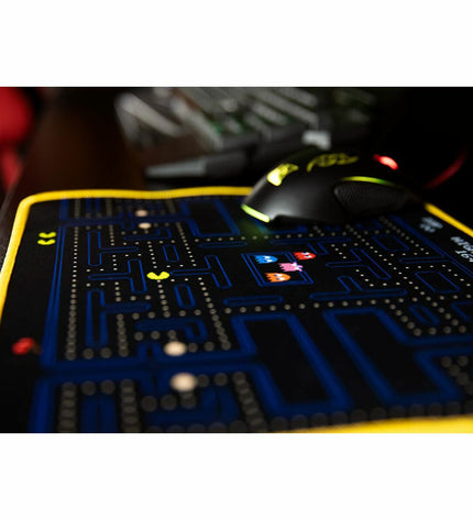 FR-TEC Gaming mat for plug and play consoles, black gaming mat with textured surface for electronics and gaming setups.