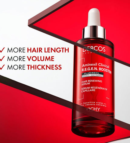 Vichy DERCOS nutritional supplement in a 90 ml bottle, part of health and personal care vitamins and minerals collection.