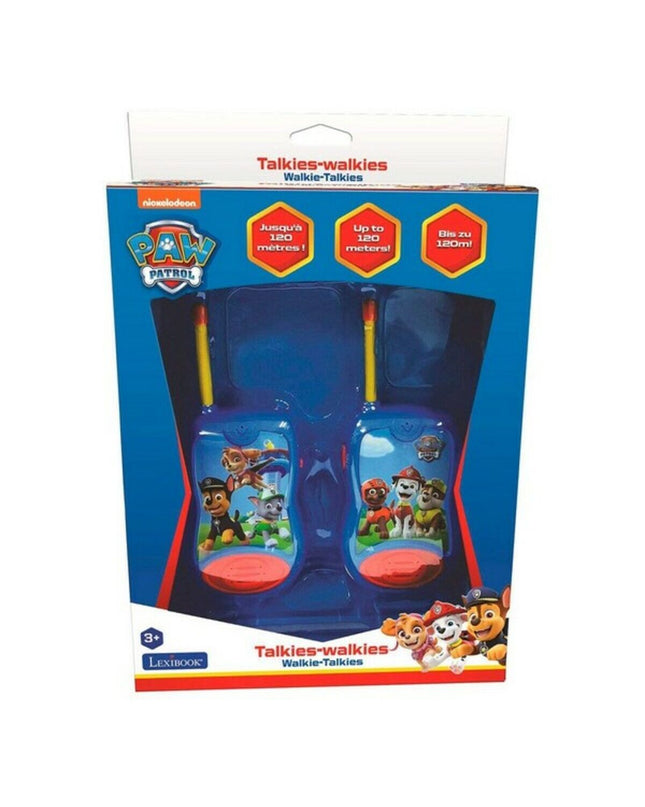 Lexibook TW12PA Blue Walkie-Talkie for kids, electronic toy with 120m range, suitable for playful communication.