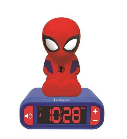 Lexibook RL800SP radio alarm clock, electronic toy with digital display and colorful buttons for kids' play and learning.