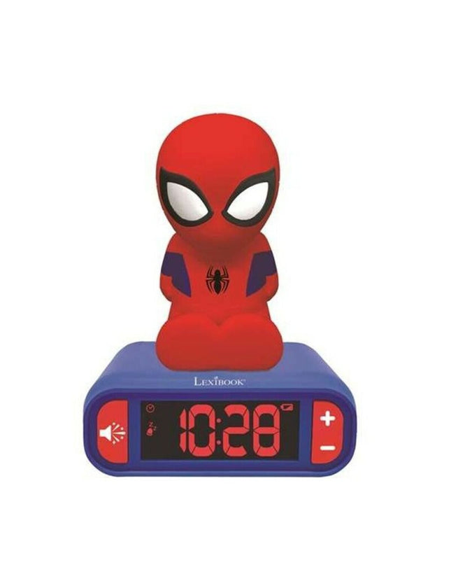 Lexibook RL800SP radio alarm clock, electronic toy with digital display and colorful buttons for kids' play and learning.
