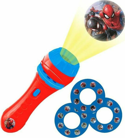 Lexibook Spider-Man educational storytelling toy in red plastic, designed for learning and playful entertainment.