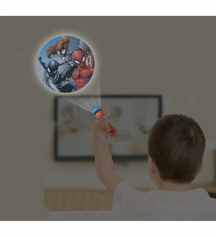 Lexibook Spider-Man educational storytelling toy in red plastic, designed for learning and entertainment in children's toys.