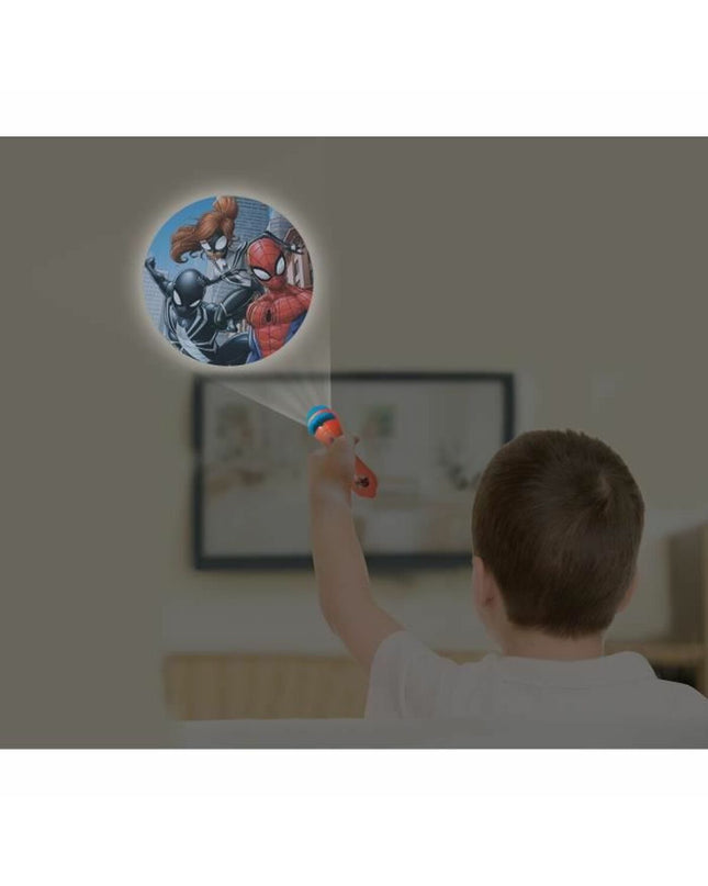 Lexibook Spider-Man educational storytelling toy in red plastic, designed for learning and entertainment in children's toys.