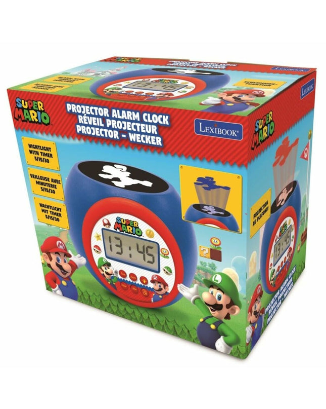 Lexibook Radioklok electronic toy clock with colorful display and buttons, designed for children’s play and learning.