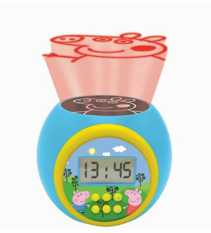 Lexibook radio alarm clock toy with digital display and colorful buttons, designed for children’s electronic play and learning.