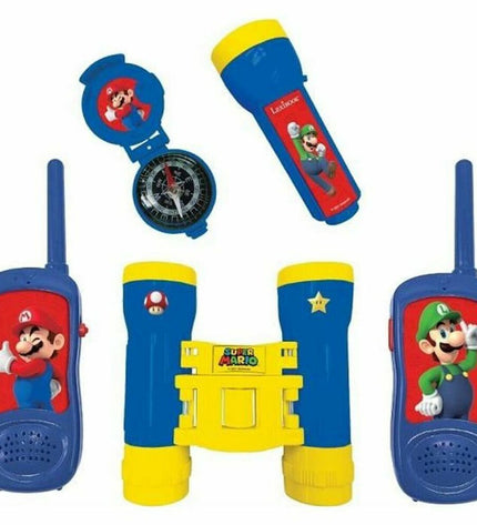 Lexibook Super Mario walkie-talkie toy for kids, electronic communication device featuring Super Mario character design.