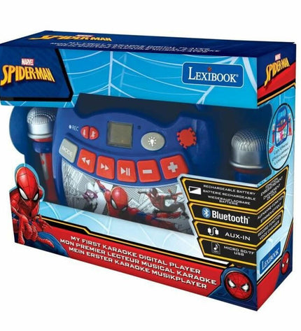 Lexibook Bluetooth luidspreker met karaokemicrofoon, elektronisch speelgoed voor kinderen, kleurrijk en draagbaar voor entertainment.