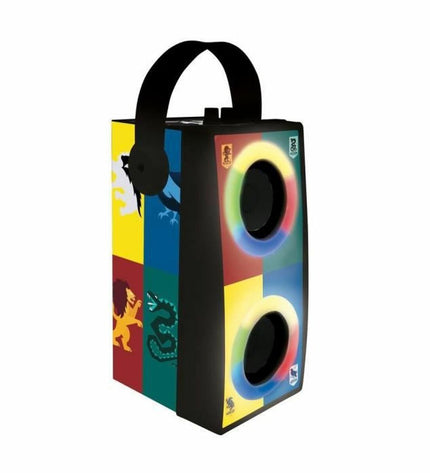 Lexibook Harry Potter Bluetooth speaker with karaoke microphone, electronic toy perfect for kids’ play and music fun.