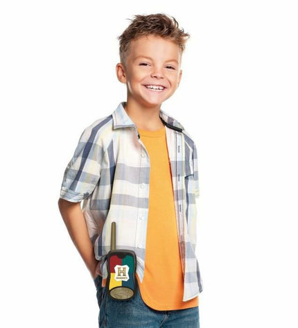 Lexibook Harry Potter walkie-talkie toy for kids, electronic communication device with Harry Potter themed design, colorful buttons.