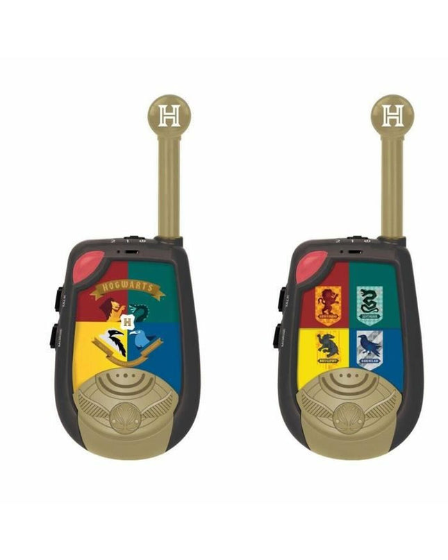 Lexibook Harry Potter walkie-talkie toy for kids, electronic communication device with Harry Potter branding and colorful design.