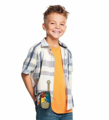 Lexibook Harry Potter walkie-talkie toy with Harry Potter-themed design, electronic communication device for kids.