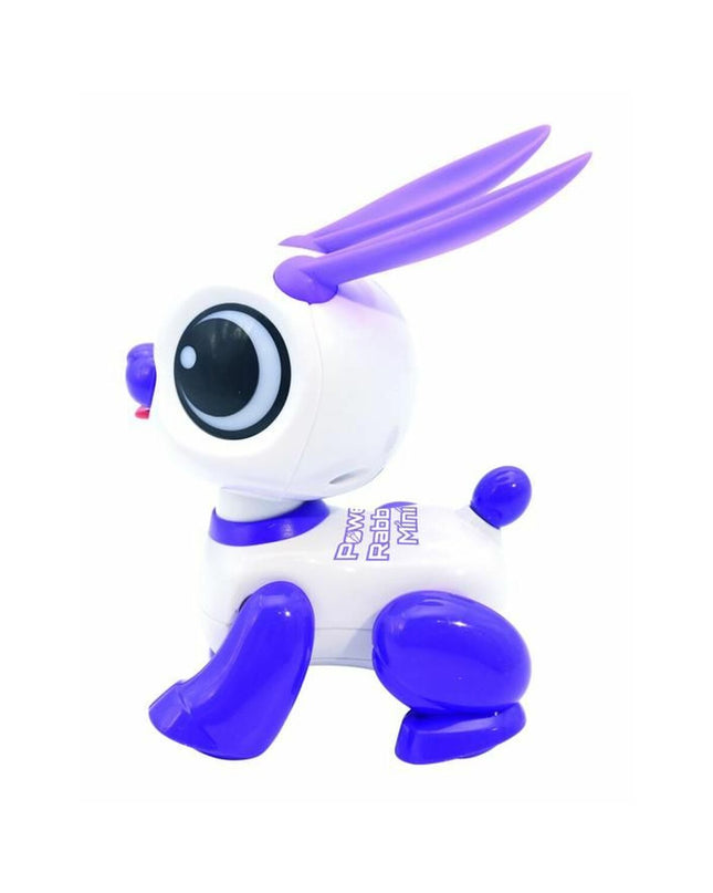 Lexibook Power Rabbit Mini educational robot toy with colorful buttons and screen, designed for kids' electronic learning and play.