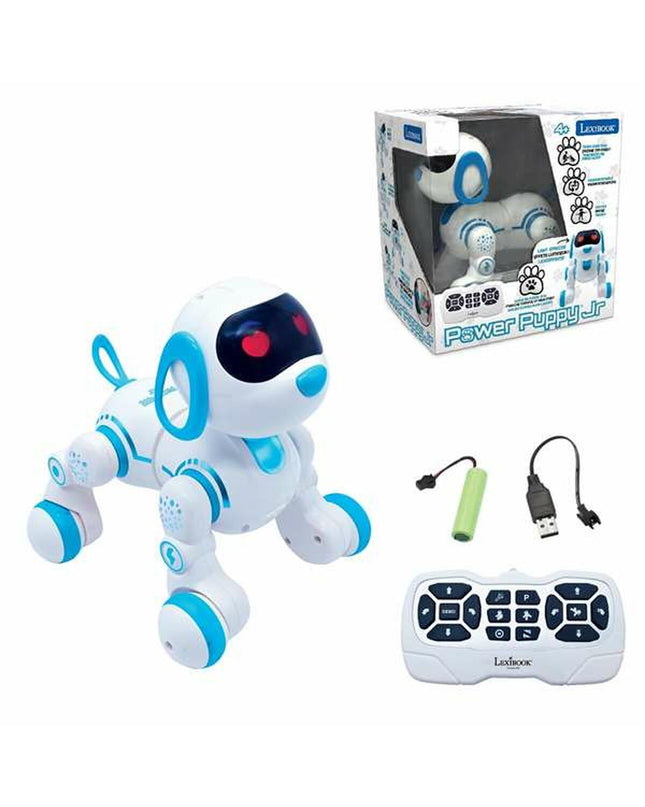 Lexibook interactive dog toy with electronic features, colorful plastic design, and playful buttons for engaging pet entertainment.