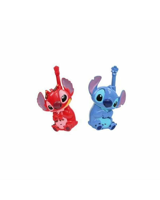 Stitch Walkie-Talkie toy from Lexibook, featuring colorful buttons and a cartoon Stitch face, designed for electronic play and communication.