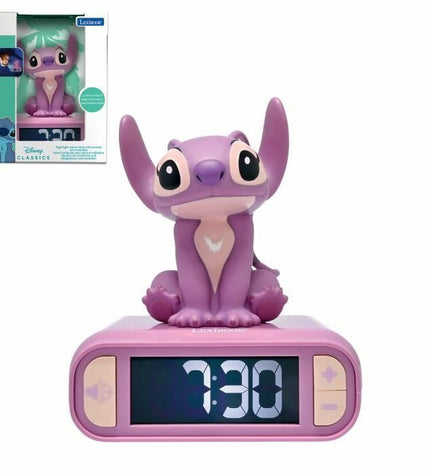 Lexibook radio alarm clock toy with digital display and colorful buttons, designed for children’s electronic play and learning.