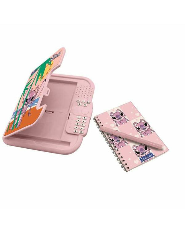 Pink Stitch Angel interactive electronic toy with agenda features, designed for playful learning and fun for children.