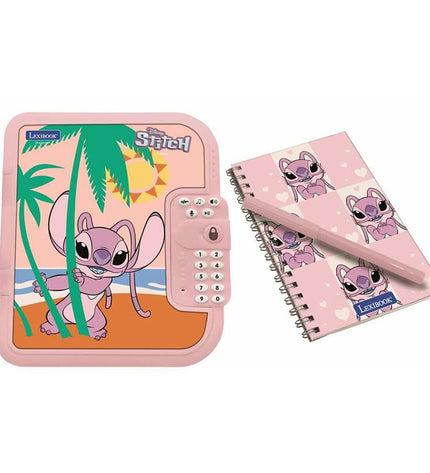 Pink Stitch Angel interactive toy and electronic game from Stitch, featuring playful design and electronic features for kids.