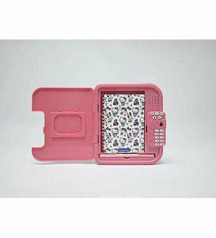 Hello Kitty diary with secret code, electronic toy and game featuring a pink cover and Hello Kitty character design.