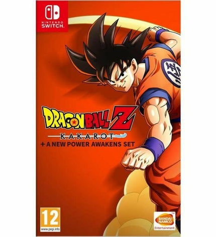 Bandai Namco Dragon Ball Z: Kakarot Switch electronic plug-and-play game console with game cartridge visible.
