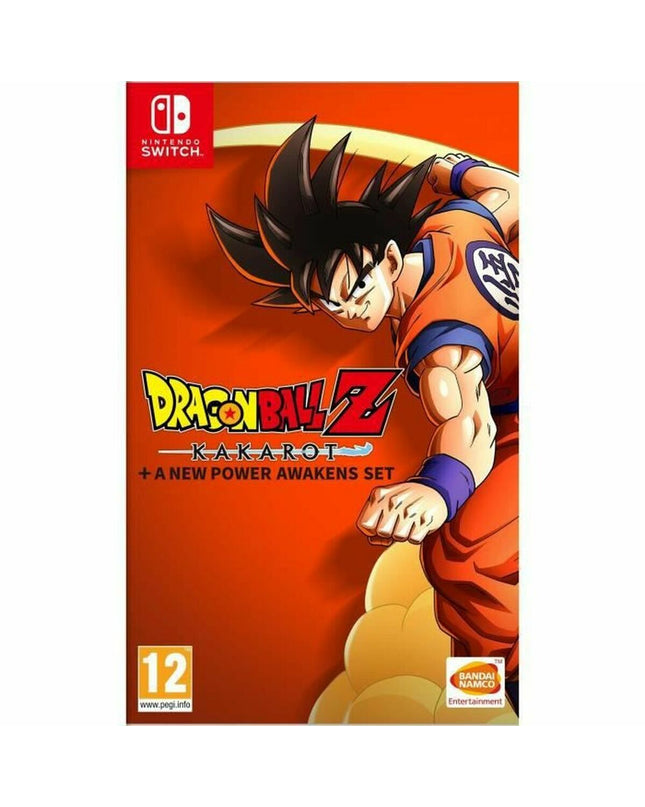 Bandai Namco Dragon Ball Z: Kakarot Switch electronic plug-and-play game console with game cartridge visible.