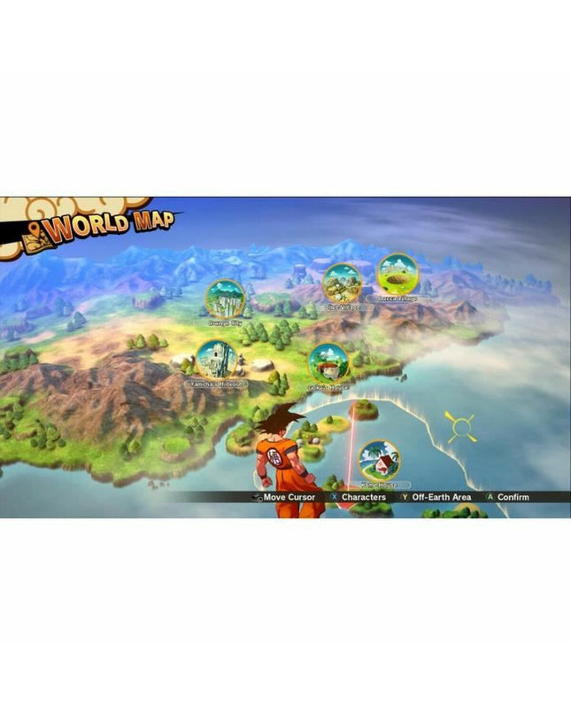 Bandai Namco Dragon Ball Z: Kakarot Switch game cartridge for electronic plug & play game console, featuring Dragon Ball Z characters.