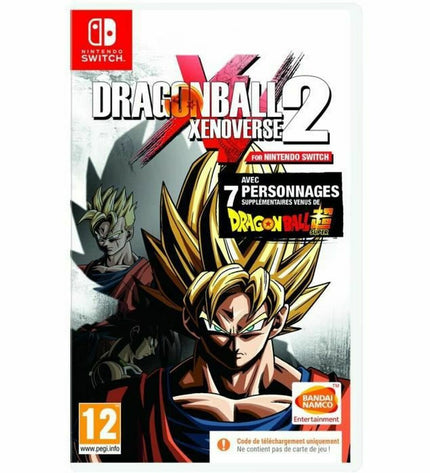 Bandai Dragon Ball Xenoverse 2 Super Edition Switch game download code for Nintendo Switch, electronic plug-and-play console game.