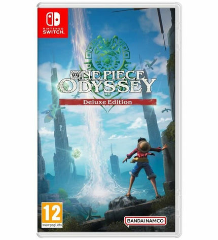 Bandai Namco One Piece: Odyssey Deluxe Edition Switch video game cartridge for electronic plug & play consoles.