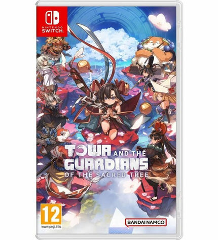 Bandai Namco Switch video game console, electronic plug-and-play gaming device with colorful game cartridge and sleek design