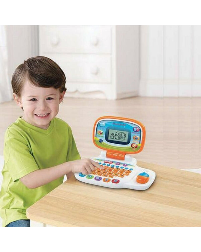 Vtech Baby speelgoed met oranje laptop Geluid Es, kleurrijk educatief speelgoed voor jonge kinderen, geschikt voor kinderen.