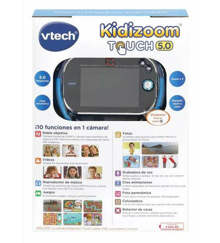 Vtech Kidizoom Touch digital kids' camera with 3.5-inch screen and 5 MP lens, electronic toy for children.