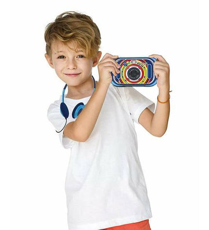 Vtech Kidizoom Touch digital kids' camera with a 3.5-inch screen and 5 MP camera, electronic toy for children.