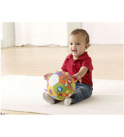 Vtech Bal Vtech Muzikaal, colorful musical toy ball for children, with buttons and lights, designed for playful learning and fun.