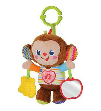 Vtech Baby Muziekspeelgoed Noé, p'tit singe d'activités, colorful baby activity toy with buttons and textures for young children.
