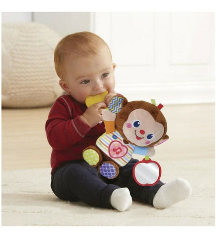 Vtech Baby Muziekspeelgoed Noé, p'tit singe d'activités voor jonge kinderen, kleurrijk speelgoed met interactieve functies
