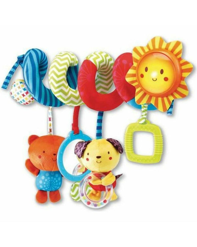 Vtech Baby Little Friends activity spiral with colorful soft toys and musical features for babies and young children.