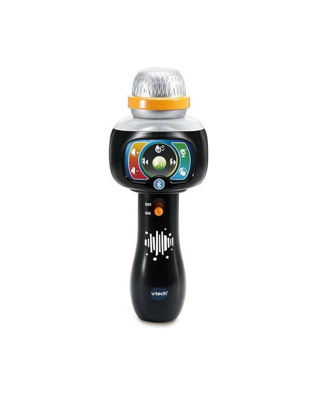 Vtech Sing with Me! Karaoke microphone toy for kids, electronic toy with colorful buttons and built-in microphone for singing fun.