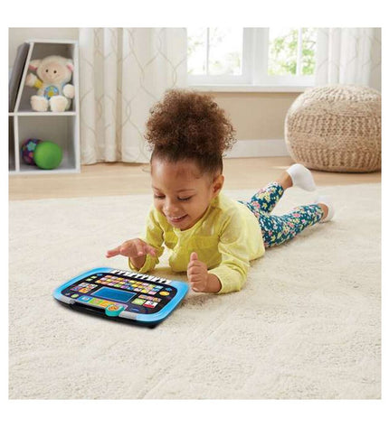 Vtech interactieve kindertablet met piano, elektronisch speelgoed en educatieve functies voor kinderen.