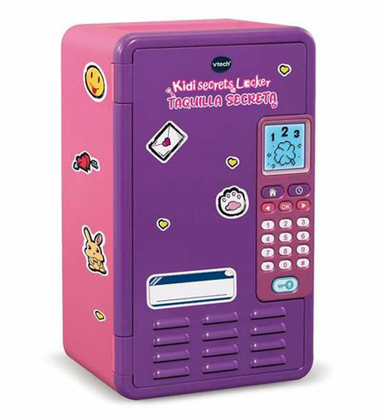 Vtech interactief speelgoed en games for kinderen, featuring colorful electronic learning toy with buttons and playful design.