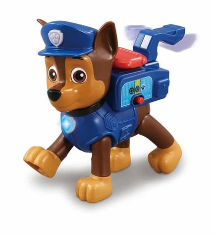 Interactive Paw Patrol Chase toy, electronic pet playset measuring 16x12x8 cm, featuring Chase from the Paw Patrol series.