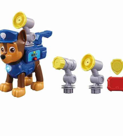 Interactive Paw Patrol Chase pet toy, electronic dog figure measuring 16 x 12 x 8 cm, suitable for children.