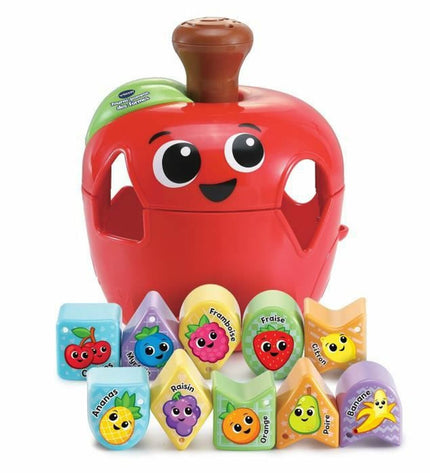 Vtech Baby babyspeeltje Pomme Des Formes with colorful shapes, designed for young children to promote sensory development and play.