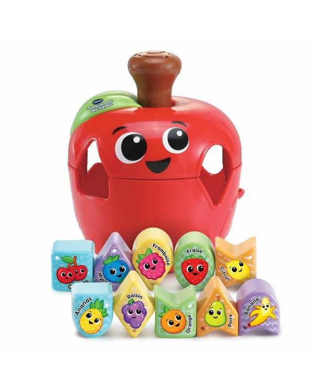 Vtech Baby babyspeeltje Pomme Des Formes with colorful shapes, designed for young children to promote sensory development and play.