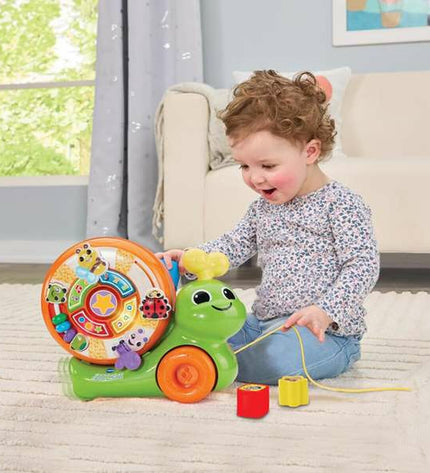 Vtech Sleepspeelgoed Caracol, soft baby lullaby toy for young children with colorful design and gentle features.
