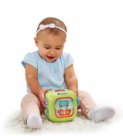 Vtech muziek speelgoed voor baby's, 12x12x12 cm, kleurrijk en speels ontwerp geschikt voor jonge kinderen